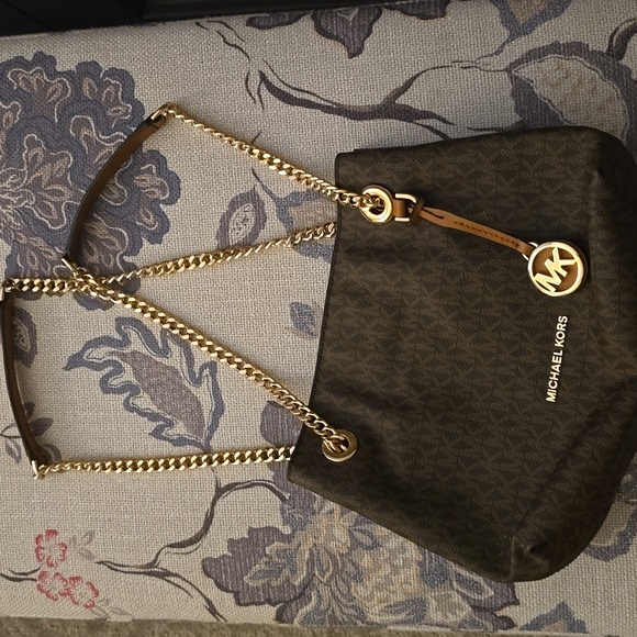 Jet Set Chain Michael Kors purse- Brown - Picture 6 of 7